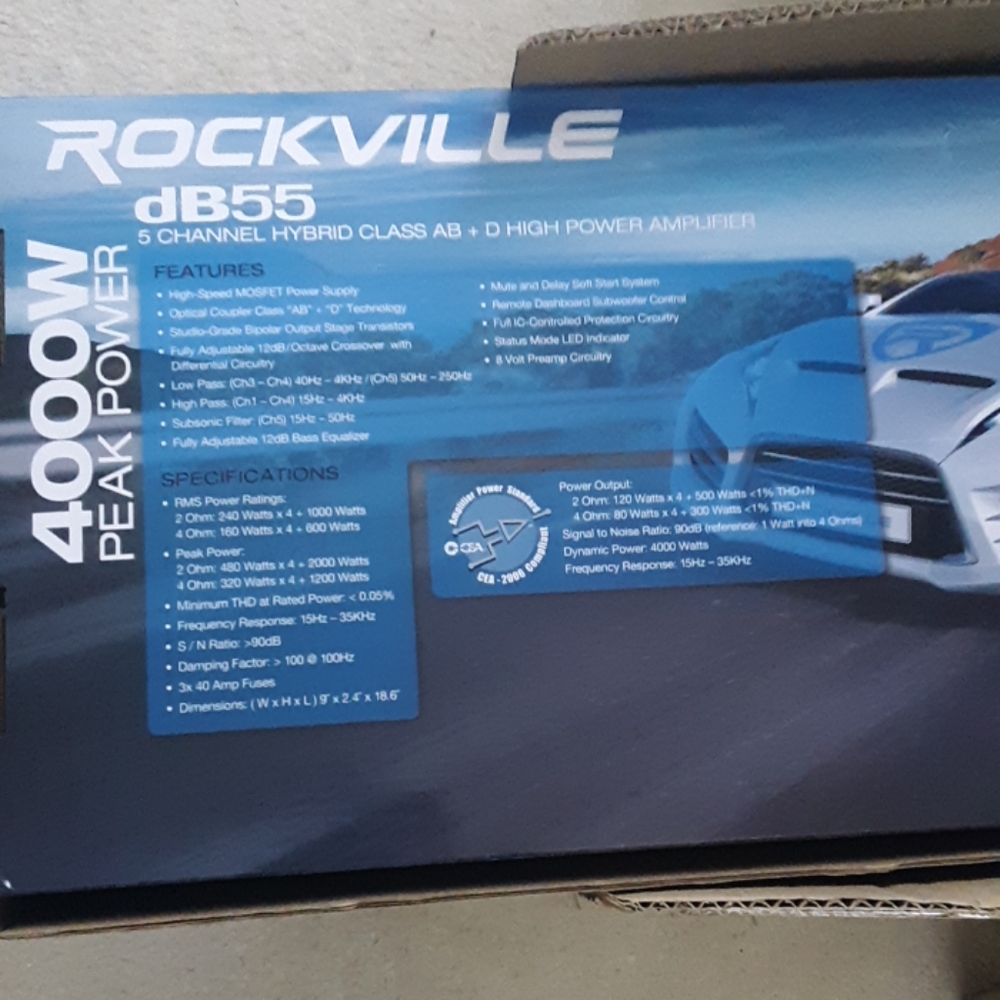 Amplifier  never used